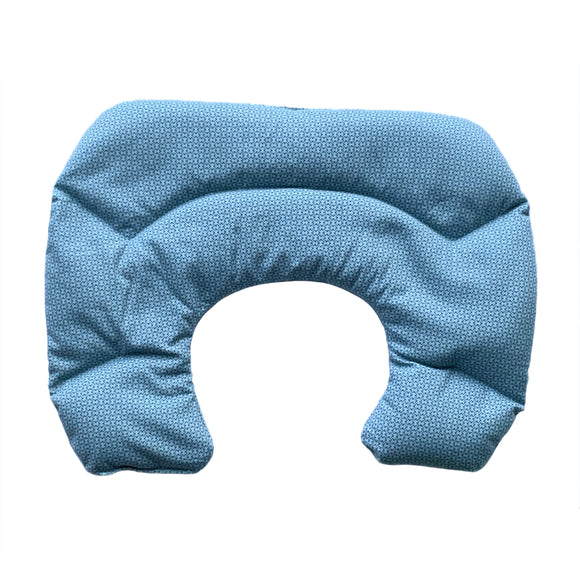 Wärmekissen Nackenhörnchen XL  |  Gemustert  |  Hellpetrol