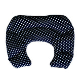 Wärmekissen Nackenhörnchen XL  |  Herzen  |  Dunkelblau